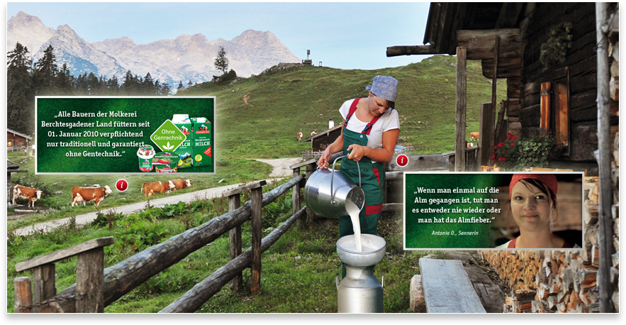 Bergbauernmilch Unternehmensfilm Website