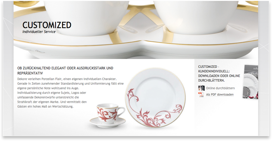 Rosenthal Hotel Website Individueller Service