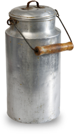 Bergbauernmilch Kanne
