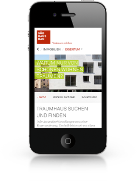 Südhausbau Mobile Web Relaunch